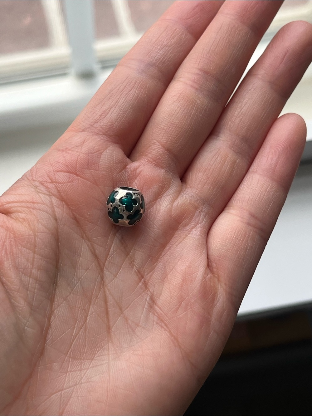 Pandora Teal Enamel Butterfly Charm